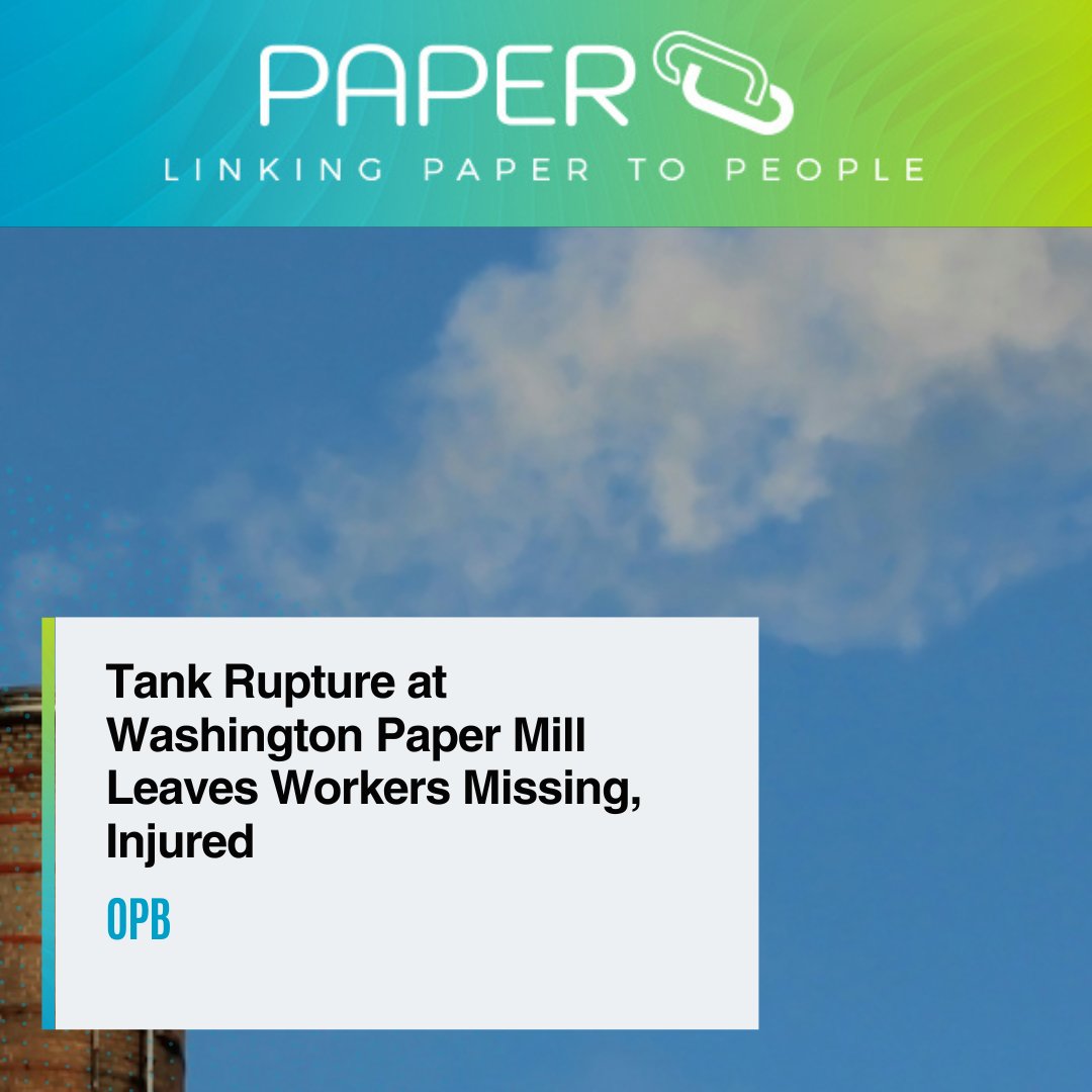 goNPTA's tweet photo. A major incident at a Washington paper mill has prompted a large-scale emergency response and raised questions about worker safety, recovery efforts, and potential environmental impacts.

Read the full story: https://t.co/MrJIOj4DWi

#PaperIndustry #IndustryNews #PaperChain https://t.co/DWwro8lOwu