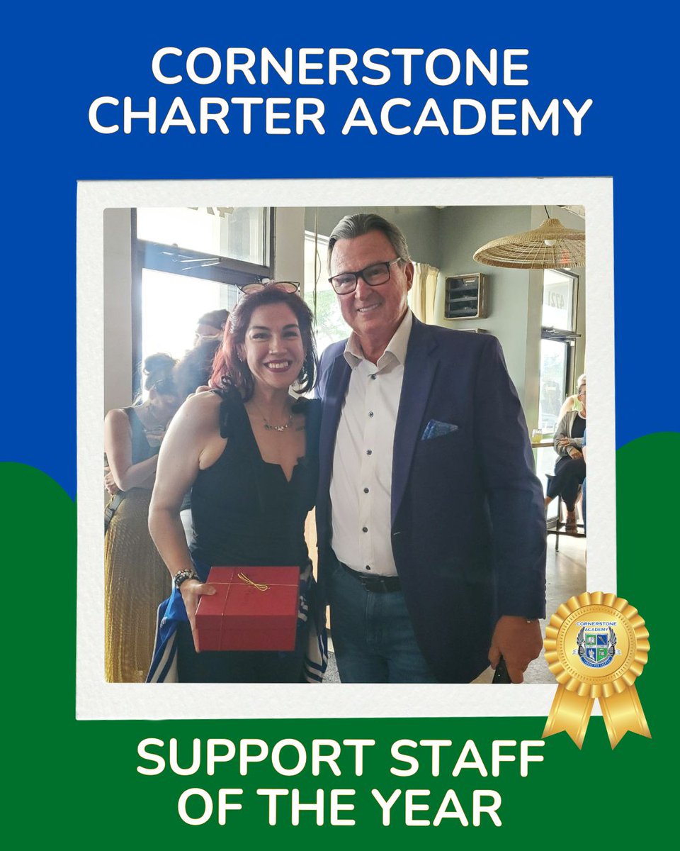 CornerstoneDuck's tweet photo. 🎉Congratulations to CCA's Support Staff of the Year, Mrs. Jessica Sosa!
#ccasupportstaffoftheyear https://t.co/q5oojV1RZu