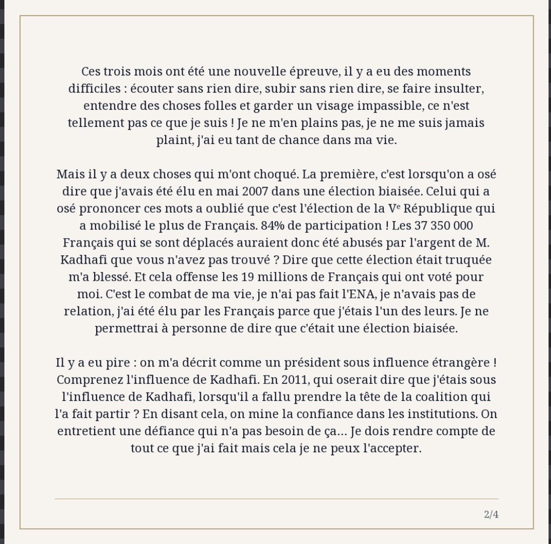 Nicolas Sarkozy tweet media