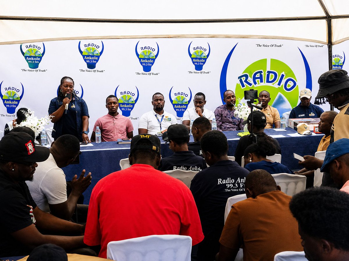 Wilsonmoderntv's tweet photo. Radio Ankole Unveils Ekinjumero Festival Ahead of July Mega Celebration
Radio Ankole 99.3 FM has officially held its first press conference ahead of the much-anticipated Ekinjumero festival scheduled for 4th July 2026 at Kyamate Playground.
Speaking during the press https://t.co/6xS8UrRigW
