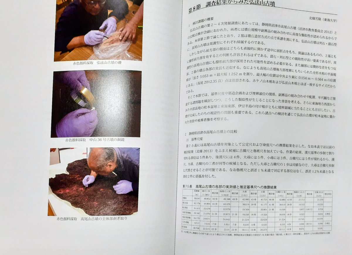 鳥取県史蹟勝地調査報告　第二冊　因伯二国に於ける古墳の調査 史跡弘法山古墳」松本市。 雪の降る中でも発掘調査を止めなかった執念