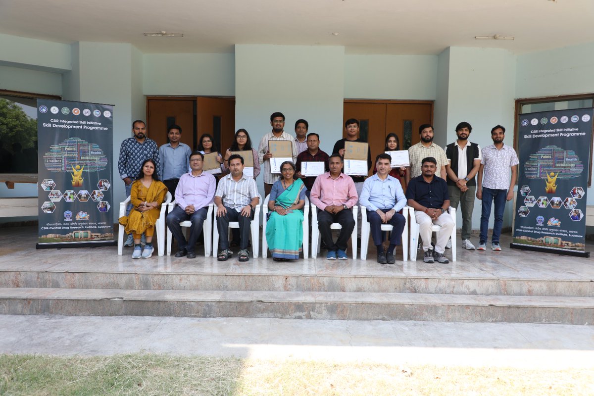 CSIR_CDRI's tweet photo. The convocation program for the Skill Development Program on Pathological Tools &amp; Techniques (PTT) for Biomedical Applications was successfully conducted after the completion of the four-week training program held from 04 May 2026 to 29 May 2026 @CSIR_CDRI @CSIR_IND @CsirSkill https://t.co/2sZudWRQyJ