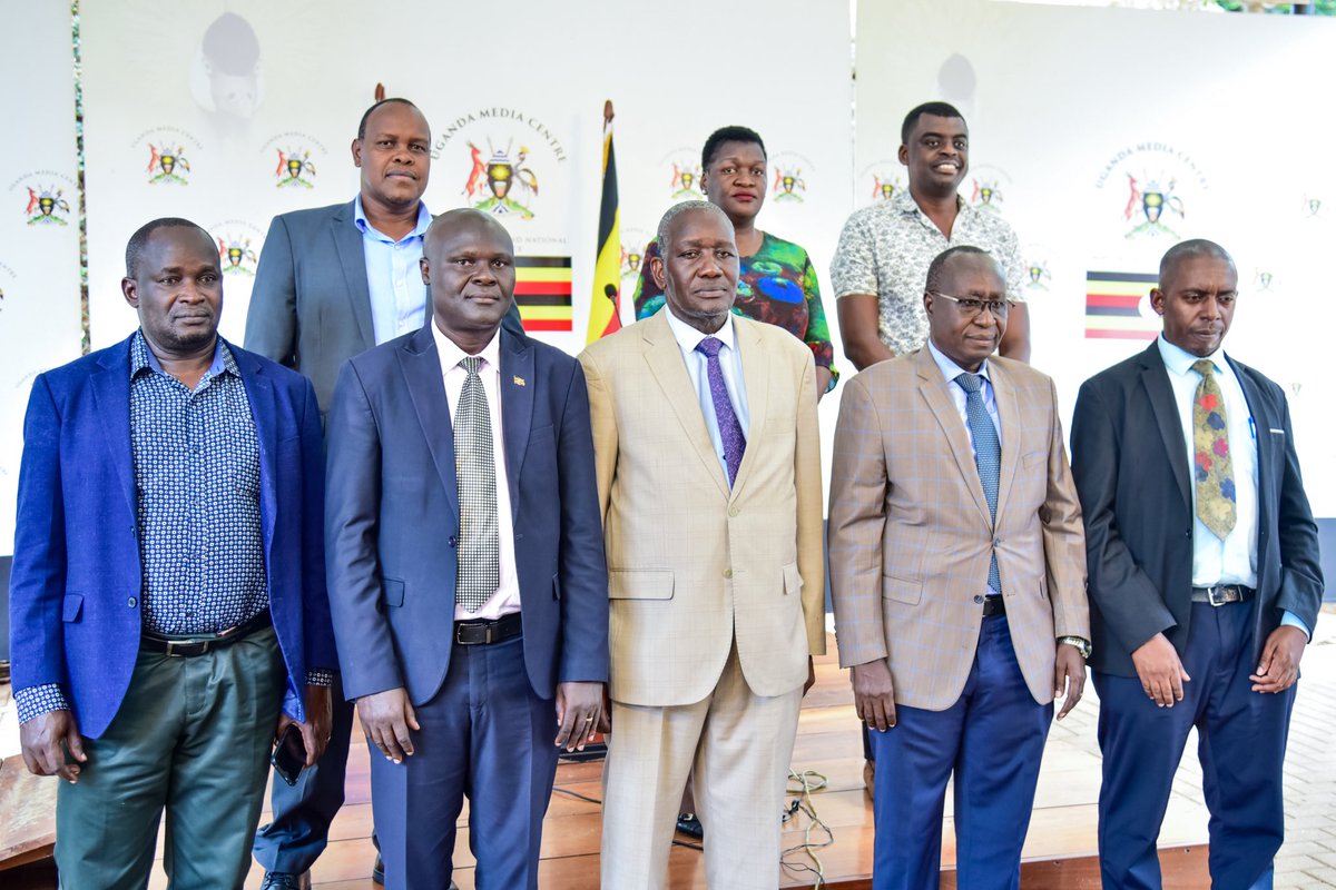 min_waterUg's tweet photo. #MWEworks: The @min_waterUg Permanent Secretary; Dr. @okidi64 has briefed the Press @UgandaMediaCent about the seasonal climate forecast for June to August 2026 over Uganda.

Follow the thread for details: https://t.co/FXBbVcoyIL