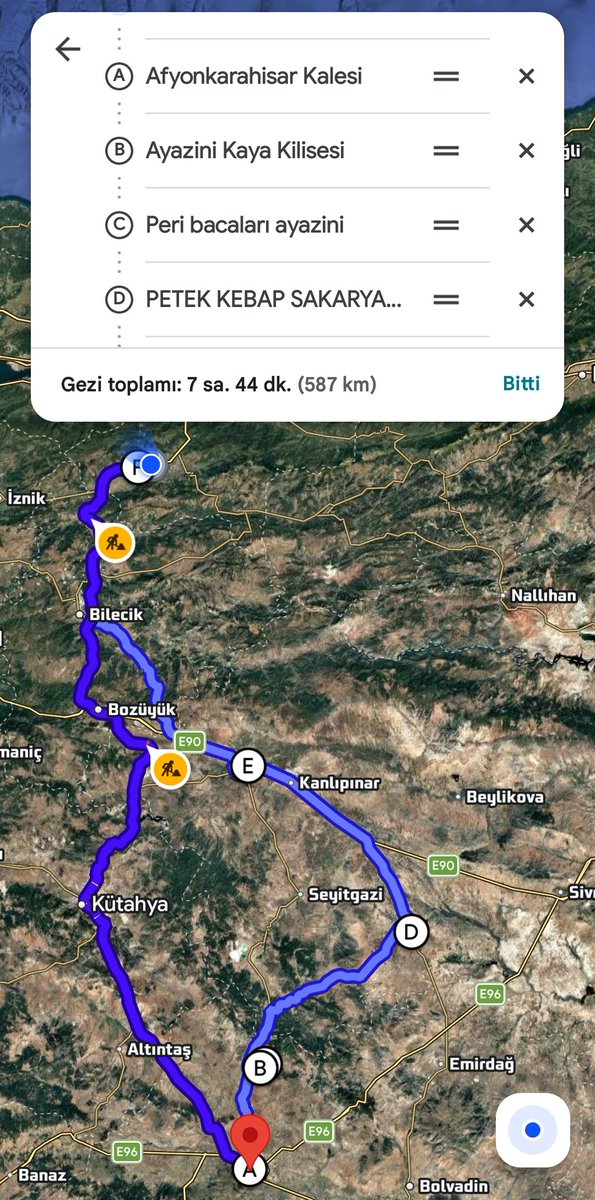 Emrah54540's tweet photo. Rota olusturuldu 
Nasipse yarin sabah tura devam 😎😊
Mutlu bayramlar 🥰 https://t.co/3CXrmyZ8pA