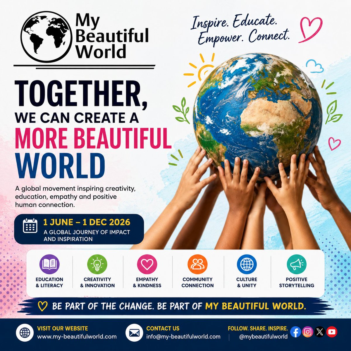 beautiful_81720's tweet photo. W : https://t.co/U5DAKNs3Pu
E  : info@my-beautifulworld.com

#MyBeautifulWorld #GlobalStorytelling #Education #Creativity #ChildrenVoices #PositiveImpact #Culture #Empathy #Community #Inspiration #nigeria #africa #dubai #uae https://t.co/SA6xKh1pHX