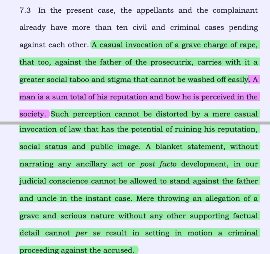 CiteCase's tweet photo. This #SupremeCourt judgment authored by Justice BV Nagarathna while quashing POCSO case against a Father should help many such Fathers falsely accused by their wives as part of matrimonial disputes  ! https://t.co/MpuKWplzZY