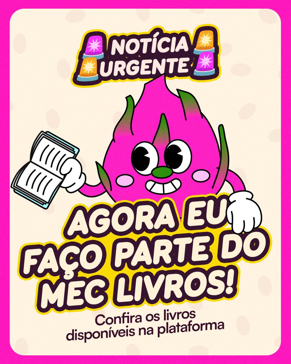 editorapitaya's tweet photo. OLHA AÍ O CARRO DO MEC LIVROS PASSANDO NA SUA RUAAAAAAAA 🚗

alguns livros meus entraram lá! vem conferir aqui embaixo 
👇👇👇👇👇👇👇👇👇👇 https://t.co/ZMqfuJ9Mxq