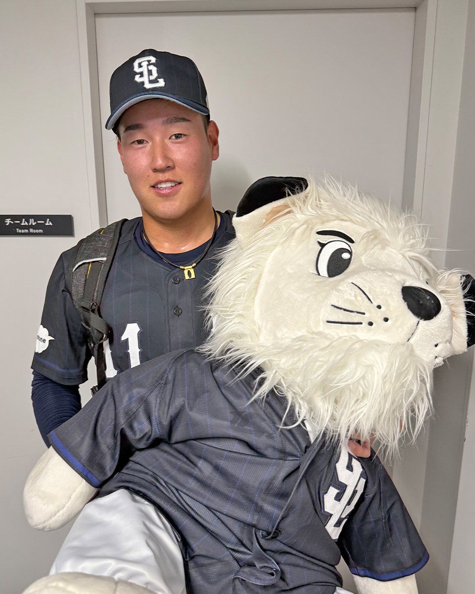 lions_official's tweet photo. ナイスピッチング！✨
 
#上田大河 投手
 
#seibulions #打破 #圧倒的至近距離 #交流戦 https://t.co/3PX5ECbuti