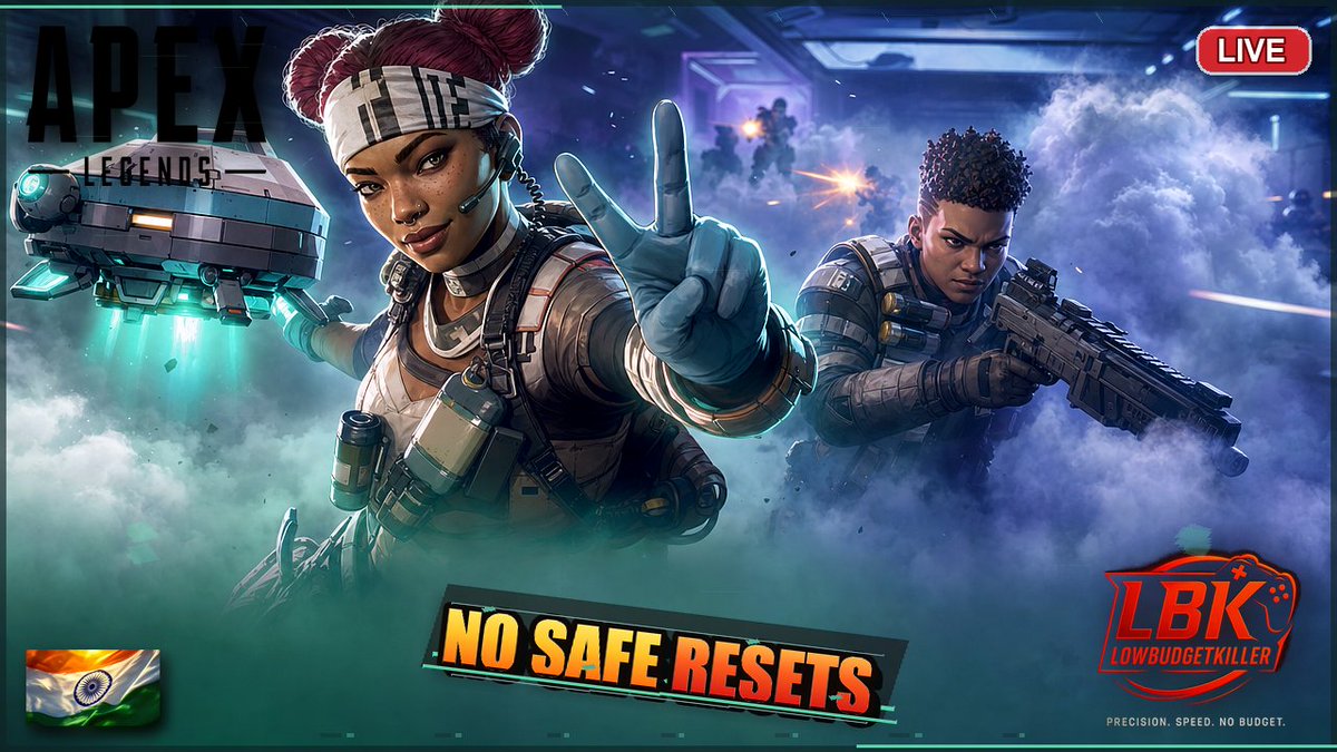 LowBudgetKiller's tweet photo. LIVE now: Apex Legends with Lifeline. TDM pressure into pubs with SmokeScreen. Pull up.
https://t.co/FdADVRevFw https://t.co/QcpcZSfo6m