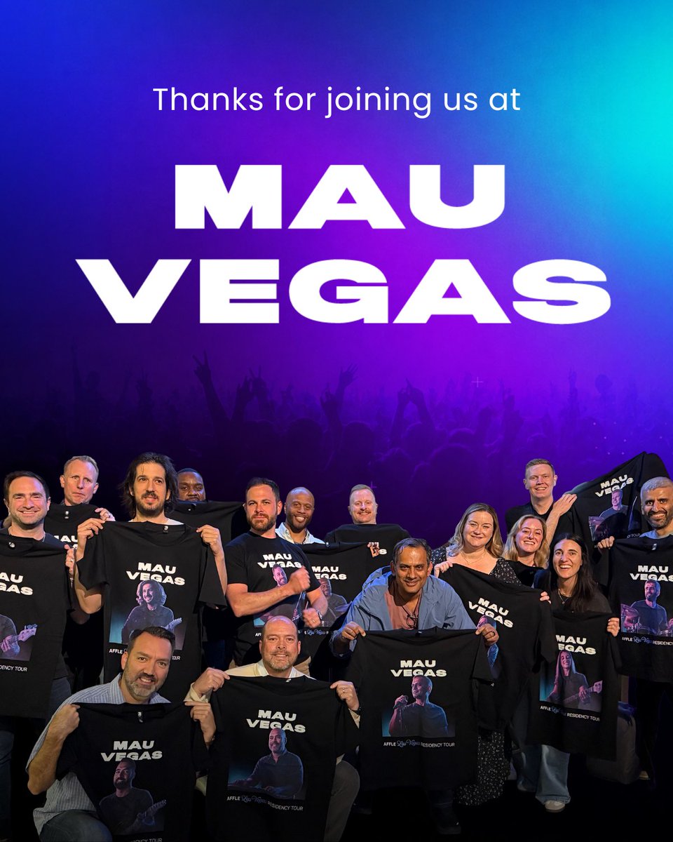 jampp's tweet photo. That’s a wrap on another epic MAU Vegas! 🎰

Hosting the Affle Residency this year was an incredible experience. It truly became our home base for bringing the mobile marketing community together through curated side events and meaningful discussions. 👇 https://t.co/P3XY61olqh