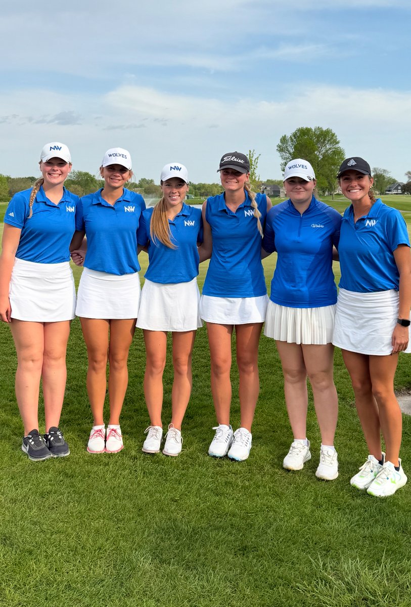 NWHSWolves's tweet photo. It's Day 2 of the IGHSAU Class 4A state tournament.
Let's Go Wolves! ⛳️ @GirlsNWGolf 
Live scoring https://t.co/rQyjVVpuXL https://t.co/vB8OK9pzGp