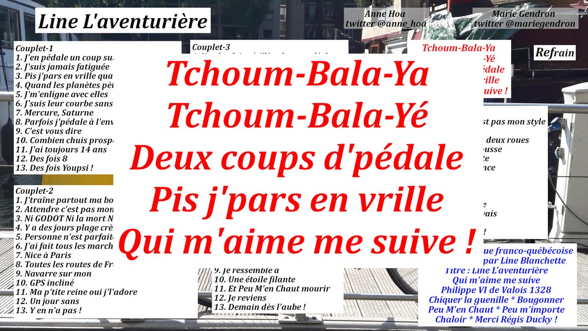 mariegendron's tweet photo. Line L'aventurière 2026 #mariepanic #prose #chanson #guitare #song 28 mai 2026 #aventuriere #tchoum + video youtube https://t.co/r8J0OWYoco + Playlist https://t.co/msEvJ333uj https://t.co/8iOWL0hfiJ