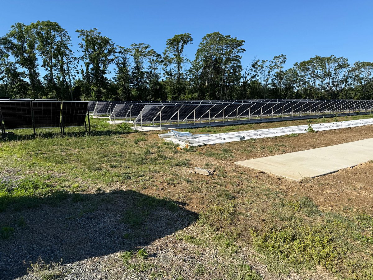 VoskCoin's tweet photo. Working on the solar farm, without solar, mining’s dead on a small scale. 
This is the only way I can save the VoskCoin Bitcoin mining farm. https://t.co/jFd5qK85Qz