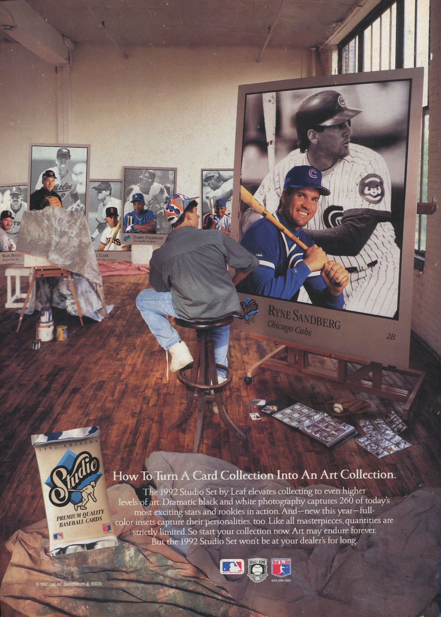 PostWarCards's tweet photo. One of the best print ads the hobby ever produced https://t.co/I8vTMA1RIT