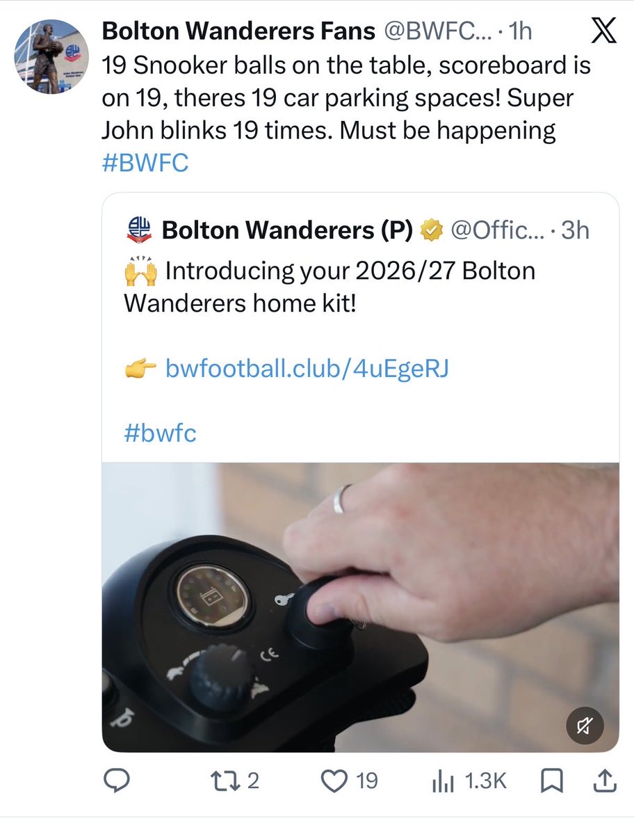 MarcusWCrook's tweet photo. @BWFC1874 19 likes on the post! https://t.co/HgrjHUxBU5