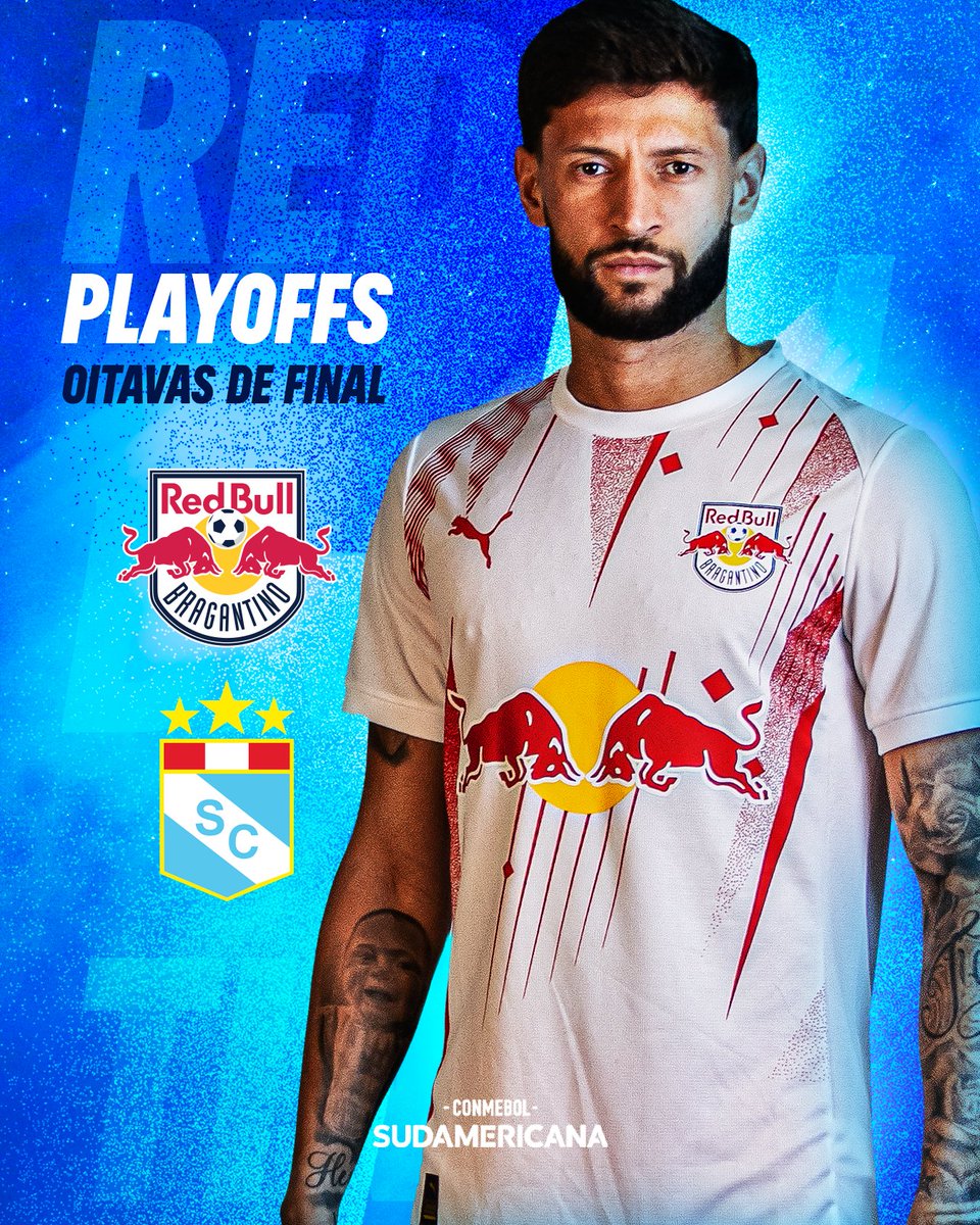 RedBullBraga's tweet photo. Definido o confronto na próxima fase da @sudamericana! 🔜

Vamos, Braga! 💪 https://t.co/gNxW1YZkqc