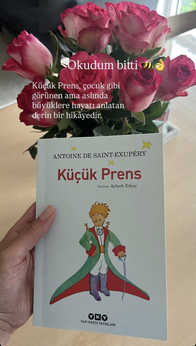 AnkaYar_'s tweet photo. Küçük Prens, sevgi ve dostluğu anlatan, küçük ama anlamı çok büyük bir hikâyedir.
#kitap -#kitapseverler https://t.co/g4sVhZfSiu