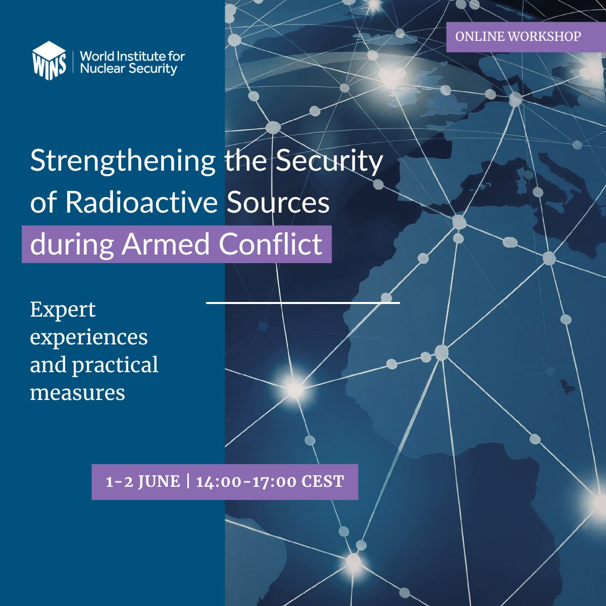 WINS_org's tweet photo. How can we strengthen the security of radioactive sources during armed conflict and instability?

Join WINS for an interactive workshop on practical approaches to protecting radioactive sources in times of war, civil unrest, and other high-risk situations: https://t.co/284JoNInp8 https://t.co/nZ3fRykwAg