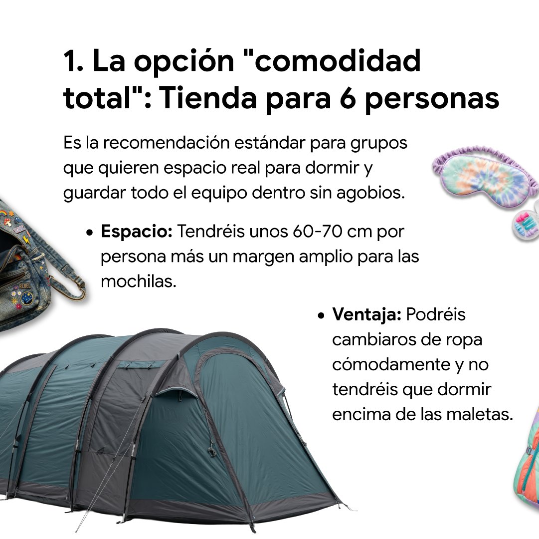 GoogleES's tweet photo. ¿Tu festival está a la vuelta de la esquina y todavía no sabes qué llevarte al camping? 🫣

Pregúntale a la Búsqueda de Google y prepara ya los imprescindibles ⛺ https://t.co/v6aqeikklS