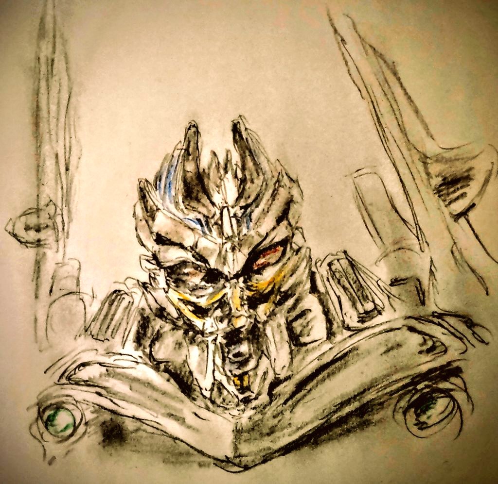ryudo666's tweet photo. 今日のトランスフォーマー。
バリケード。
因みに映画の1に出てたノキアボットの金属製のフィギュアが欲しい。
あるかな？
無きゃ作るしかない？

  #イラスト #芸術の輪 #アナログ絵 #鉛筆画 #drawing #アート https://t.co/SmWuVWzuKs