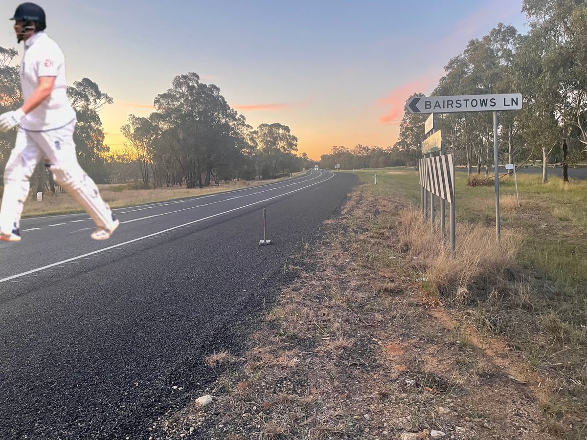 CricketLibrary's tweet photo. Please do not use google or the street sign as a clue. True cricket fans will know who this is. https://t.co/K9vSvgLWcl