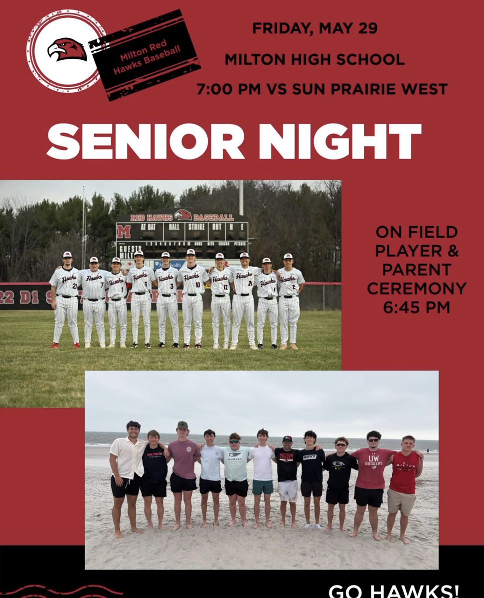 Redhawkbasebal's tweet photo. Varsity and JV both play at 7 tonight at home! Go Hawks! https://t.co/peC2wpmfUg