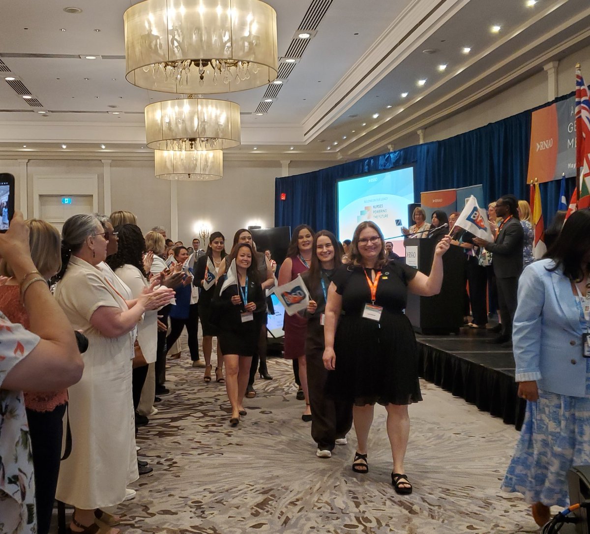 jube_walker's tweet photo. @RNAO's #BPSO Designation Ceremony.
My heart is full... seeing The City of Ottawa and Royal Ottawa Place achieving their BPSO designation. Love the smiles of the ceremonial procession reps from both organizations. 
@DorisGrinspun 
@Julia__Fine https://t.co/CDJXvwzlYI