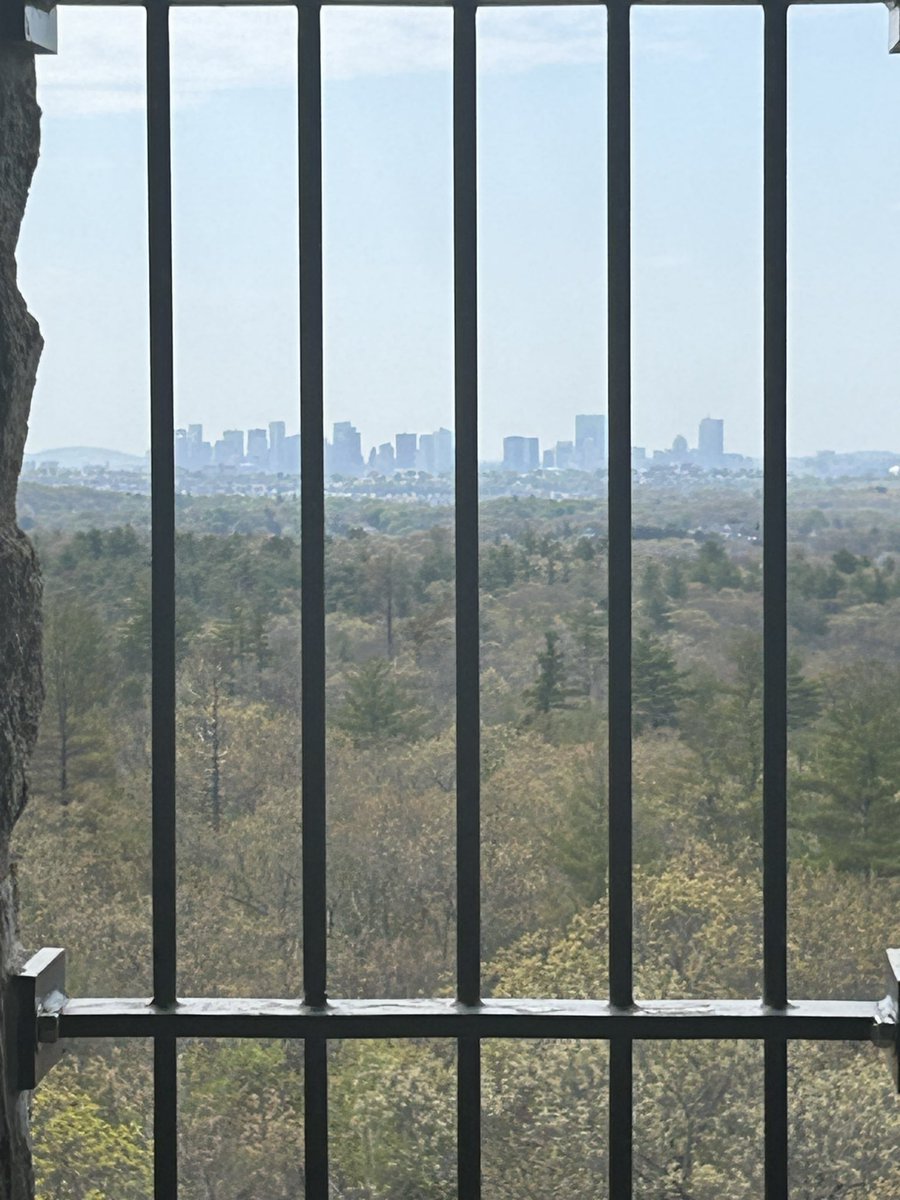 LuisDelRioP's tweet photo. For runners and non-runners: there are city skylines that are beautiful almost from any point of view, even behind bars… https://t.co/tOoVpBhsET