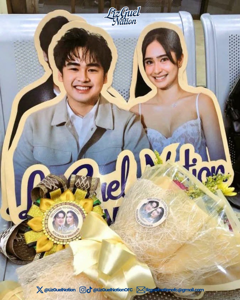 LizGuelNation's tweet photo. The smiles, the hugs, the excitement—— everything felt real as our Cebuano Blushies welcomed Miguel with a happy heart 🩵💛

Shoutout to our Team Bisdak nga perteng kugihana jud! Ugma ug sunod adlaw na pud?😂🤣🫣🤔

Daghang Salamat sa tanang ngiadto ug salubong ug maayong pagcelebrar sa #BaiCon2026

#LizGuel | #ElizaBorromeo #MiguelVergara