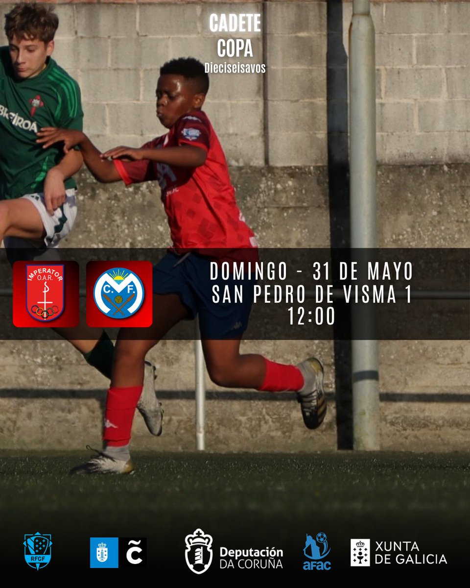 ImperatorOar's tweet photo. 🔴COPA

Este fin de semana tendremos también los dieciseisavos de Copa para el Infantil, Cadete y Juvenil.

#impersiempre❤️💙 https://t.co/pSIePg350F
