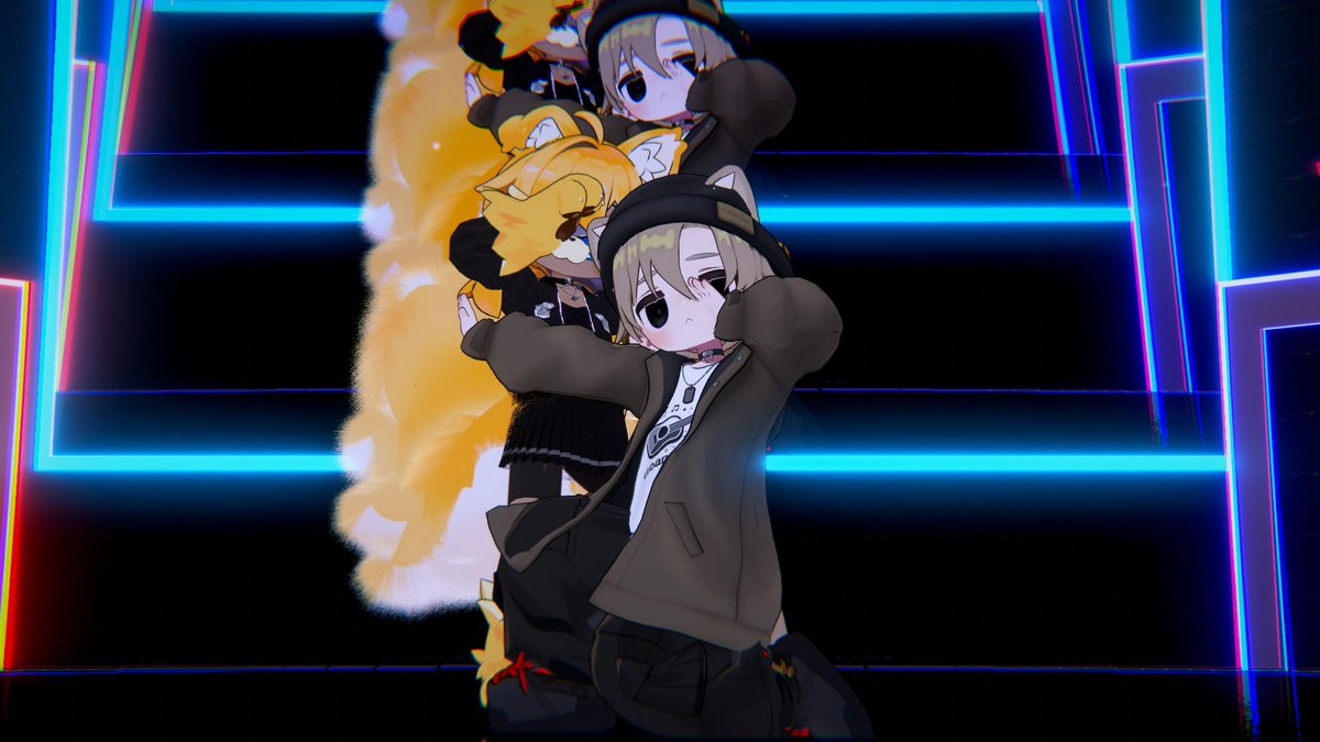 TERASAN_VRChat's tweet photo. ぶいちゃの
MMDDANCEワールド来てる
@arutora1341
#MMDDANCE
#VRChat
#実は風邪引きさん2名 https://t.co/y1IGyR36sk