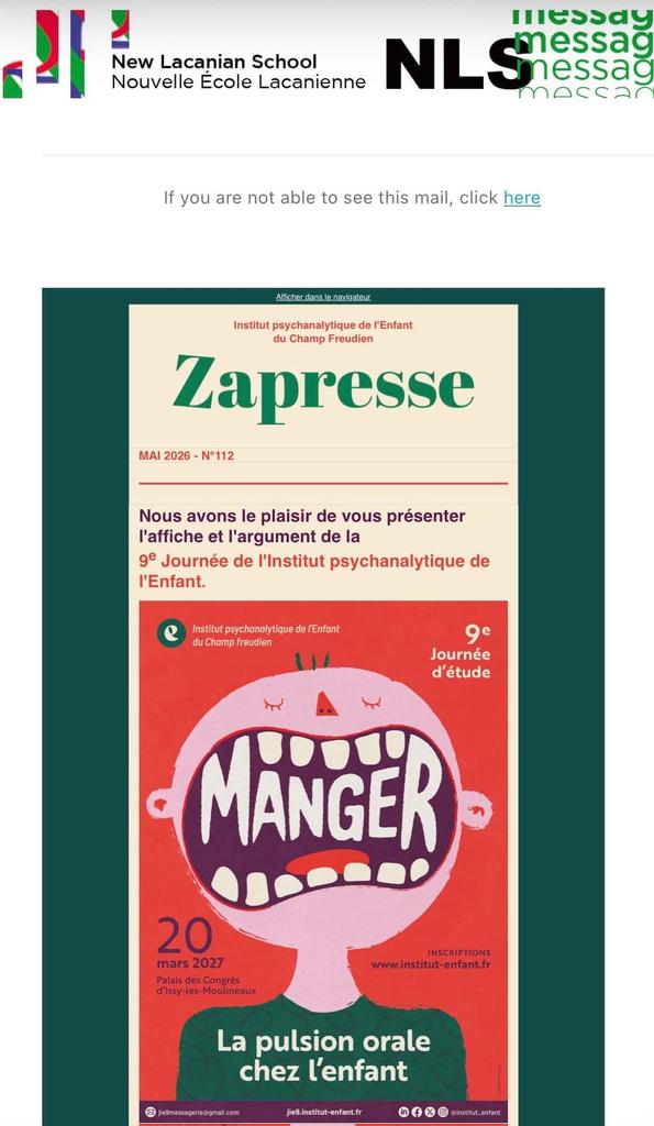 NLS_AMP's tweet photo. [nls-messager] Zapresse N°112 MAI - JIE9 L'affiche! https://t.co/Fz6K24U39o