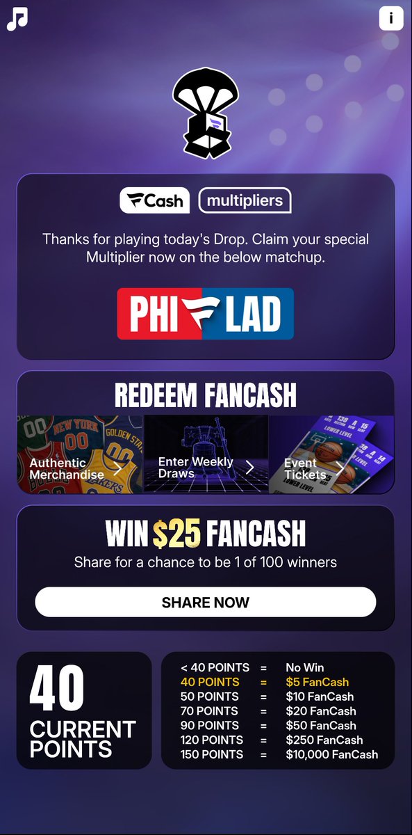 Debbiesad4's tweet photo. Play the #FanCashDropPromotion today
https://t.co/w1C6jcCzSn https://t.co/3GLKBsXz5Y