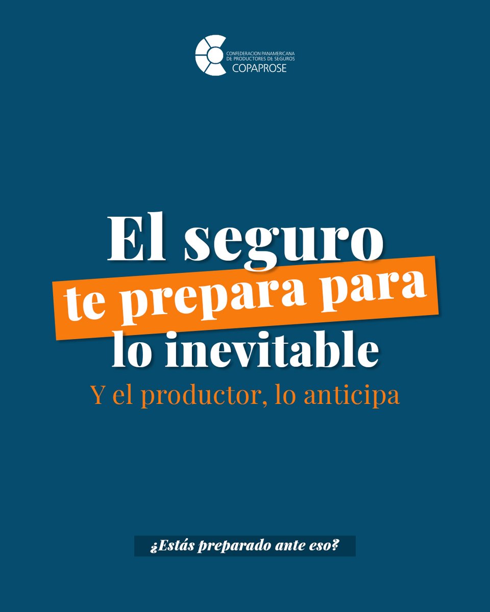 Copaprose's tweet photo. Hay riesgos que no avisan. Pero sí pueden prevenirse.
El productor asesor de seguros identifica escenarios, evalúa riesgos y ayuda a proteger antes de que ocurra el imprevisto.
#COPAPROSE #GestiónDeRiesgo https://t.co/QnwJVliChG