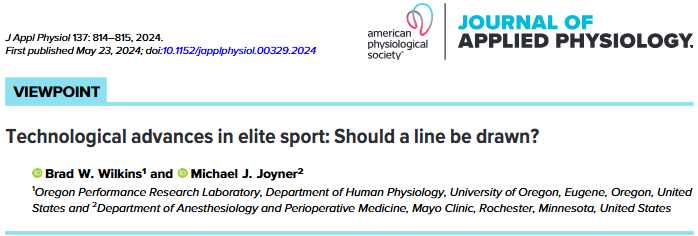 japplphysiol's tweet photo. 🏅 Top Cited Article by BW Wilkins (@OPRL_UO) and MJ Joyner (@DrMJoyner): Technological advances in elite sport: Should a line be drawn?
https://t.co/pViXxJ6zBh https://t.co/pYvAWNmfQ6