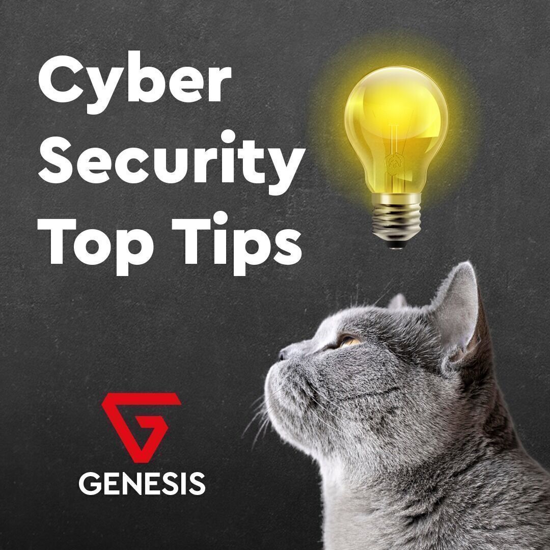 GenesisIT's tweet photo. Stay safe online with these top Cyber Security Tips:

🔑 Use strong, unique passwords for every account
🔐 Enable two-factor authentication for extra protection
🛡️ Keep your devices and software up to date
⚠️ Watch out for suspicious emails, links, and attachments https://t.co/WirljbtRny