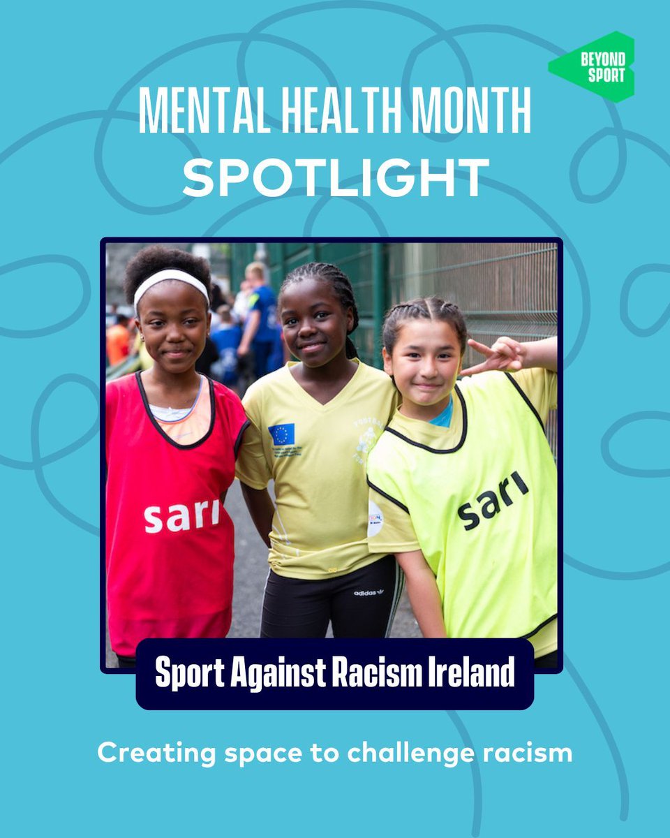BeyondSport's tweet photo. Feeling safe and included in sport isn’t a given — it needs to be built into the playbook. 

In Ireland, @SARIireland uses sport to bring young people from different cultures and communities together, pairing play with conversations that directly address racism and identity. 👐 https://t.co/Jviihsji5w