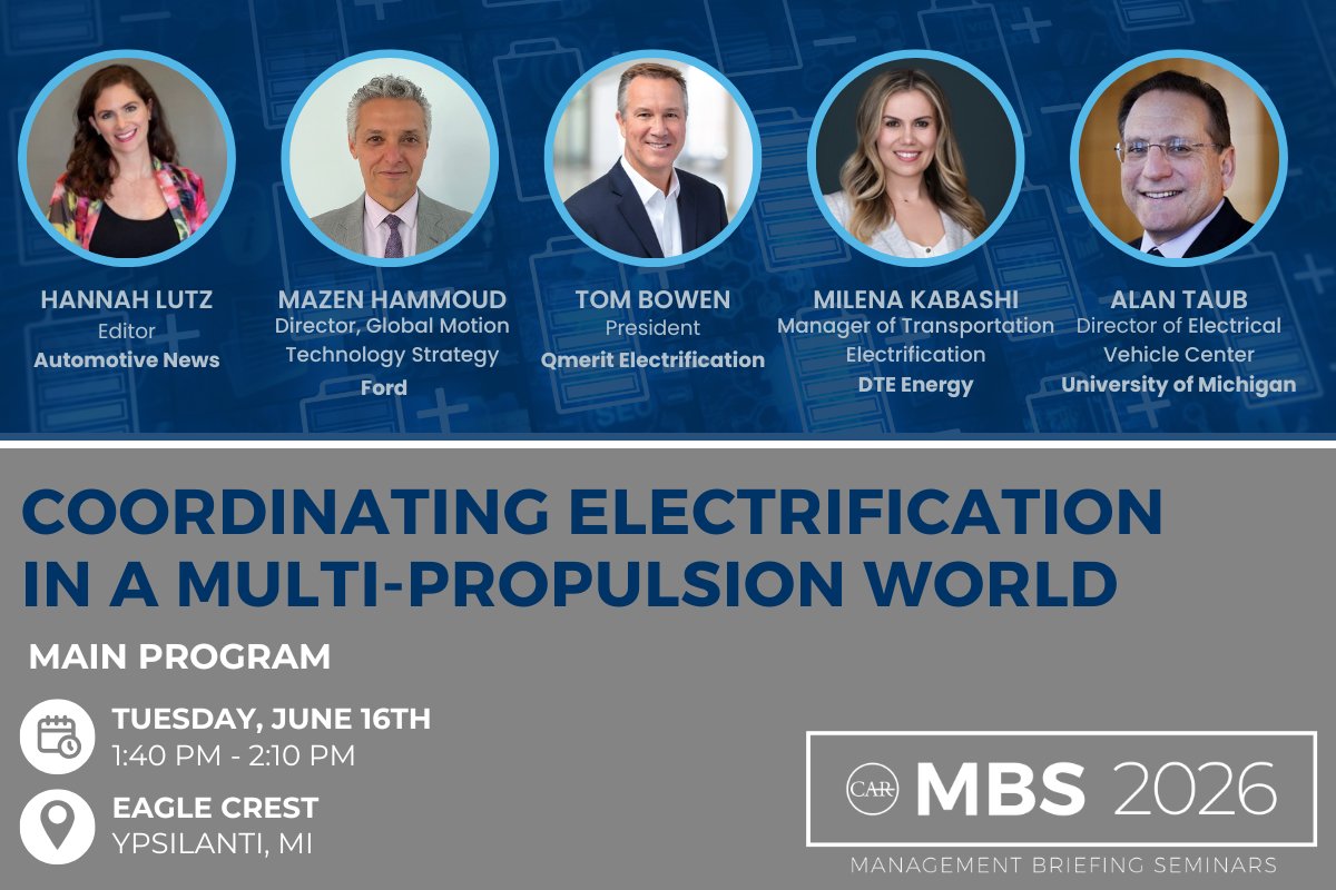 cargroup's tweet photo. How do automakers manage a flawless energy handshake with the grid while balancing BEVs, hybrids, and shifting regulations?

Skip the safe talking points at #MBS2026 for a raw cross-industry debate on electrification.

Secure your spot today: https://t.co/1aOqSIQoep https://t.co/mpfSd3n0Sc