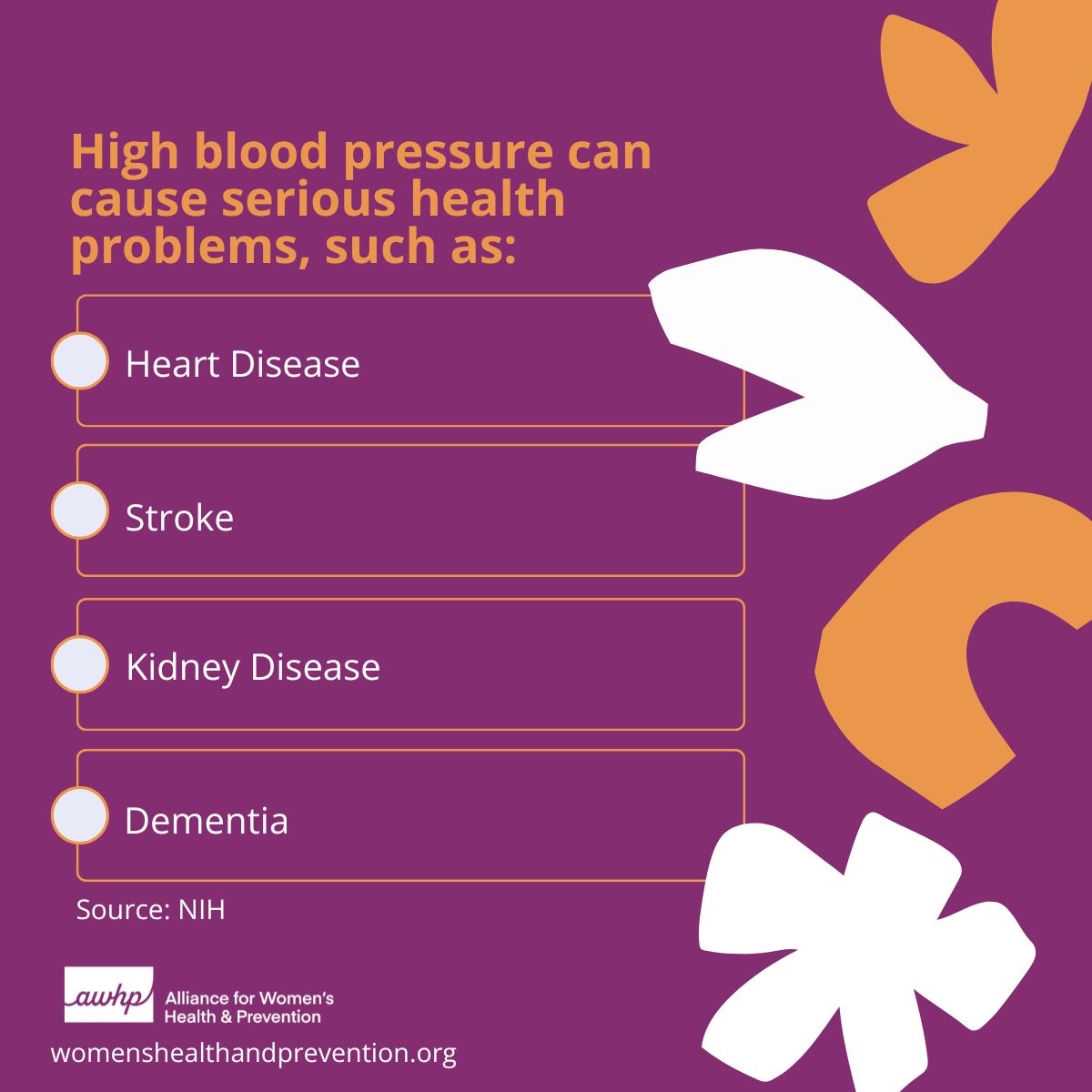 AWHPOrg's tweet photo. May is National Stroke Awareness Month. In the US, 1 in 5 women between the ages of 55 and 75 will have a stroke. It’s important to know your risk and to protect your health. Learn more: https://t.co/fbJaoB6rSy https://t.co/5h5oLeBKIQ