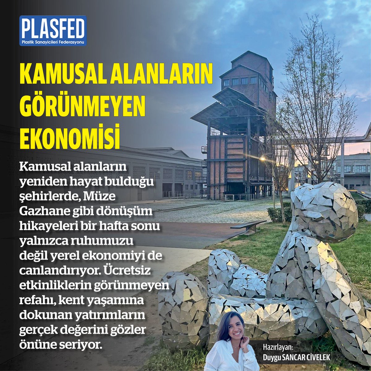 plasfed's tweet photo. Kültür Sanat Yazarımız Duygu Sancar Civelek, İstanbul Anadolu Yakası'ndaki Müze Gazhane, İklim Müzesi, Çocuk Bilim Merkezi, kütüphane ve sahneleri gezerek, notlarını bizimle paylaştı.  
Haberin devamı https://t.co/4Q6luuae5Z'de https://t.co/KCoZi2f5Jk