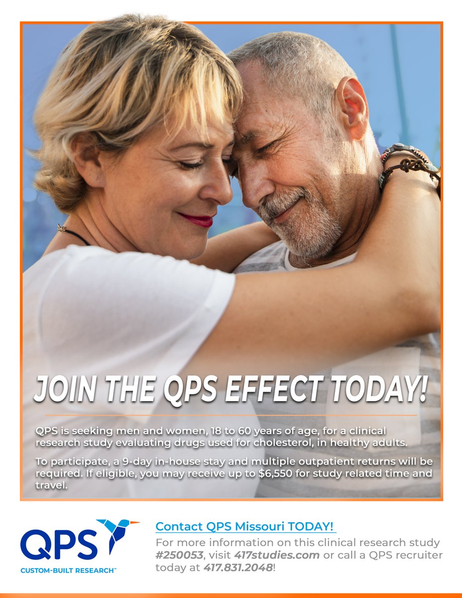 417studies's tweet photo. Your participation could #makeadifference in a way you never knew it could. Join #clinicalstudy #250053 testing drugs for #cholesterol. Explore #TheQPSEffect at https://t.co/TfipGbympC. #HealthResearch #ClinicalTrials https://t.co/bva8quo0Hl