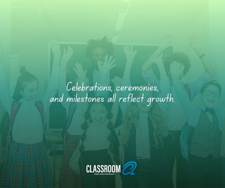 ClassroomQ's tweet photo. Celebrations, ceremonies, and milestones mark growth. Behind every confident graduate is a classroom built on structure and support. ClassroomQ helps create that steady foundation. 𝐁𝐮𝐢𝐥𝐝 𝐬𝐭𝐫𝐨𝐧𝐠𝐞𝐫 𝐬𝐲𝐬𝐭𝐞𝐦𝐬 at https://t.co/ViU7LuExjL. 🏫🎓 https://t.co/q9aECh9lqx