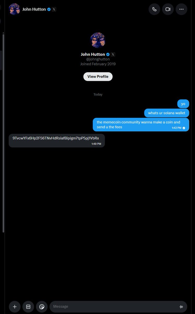 TheCloutDev's tweet photo. HE DMED ME HIS SOL WALLET

SENDING HIM FEES 

9TvcwYFx6Hp2F56TNvHdRsiafBipigm7tpP5pj1VbRx https://t.co/zGiSMTITht