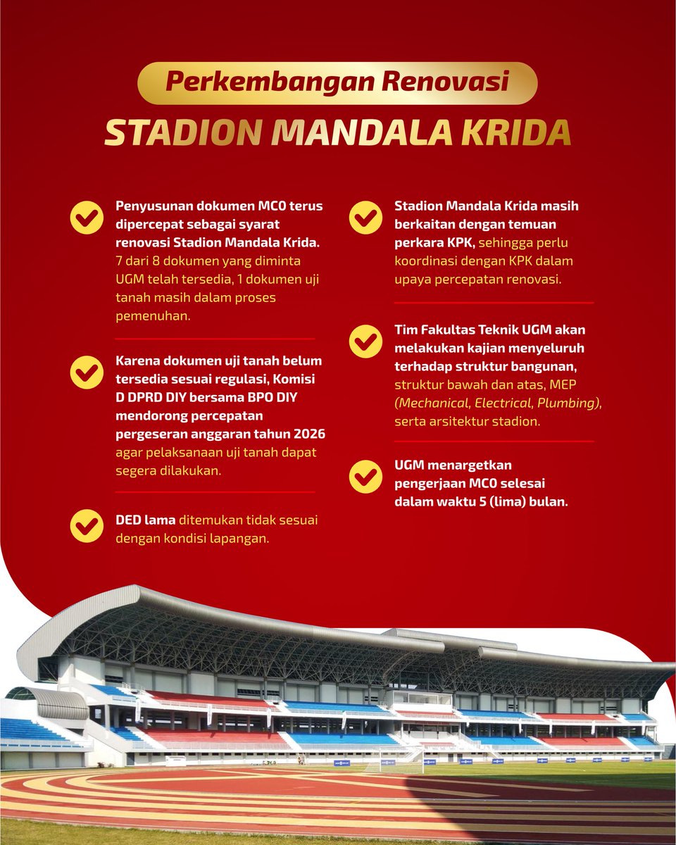 humas_jogja's tweet photo. Langkah ini dilakukan melalui koordinasi dan kerja sama dengan UGM serta OPD terkait guna memastikan seluruh proses berjalan sesuai regulasi dan memenuhi aspek teknis yang dibutuhkan.

#PemdaDIY
#MandalaKrida
#PSIMYogyakarta
#HumasJogja https://t.co/WwWky08hLt