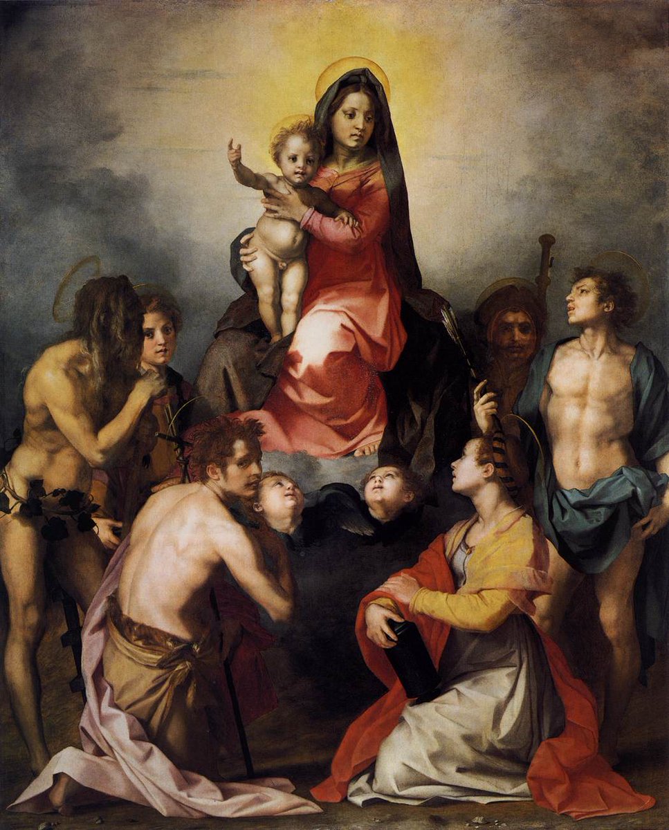 ArtPrintEdition's tweet photo. Altarpiece Gambassi, oil painting https://t.co/XhxZzlux6X