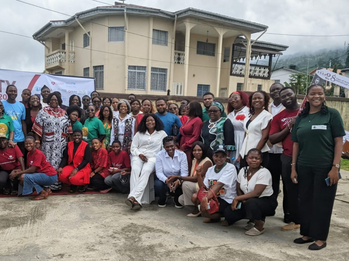 goofirm_f's tweet photo. Excited to partner with Royalty World for our 28-day #MHM campaign &amp; a powerful symposium with 30+ CSOs! This year’s theme, "Amplifying endogenous solutions for MHM," focuses on community-led strategies to end period poverty. Together, we’re creating lasting impact https://t.co/nu8mDsUiAr