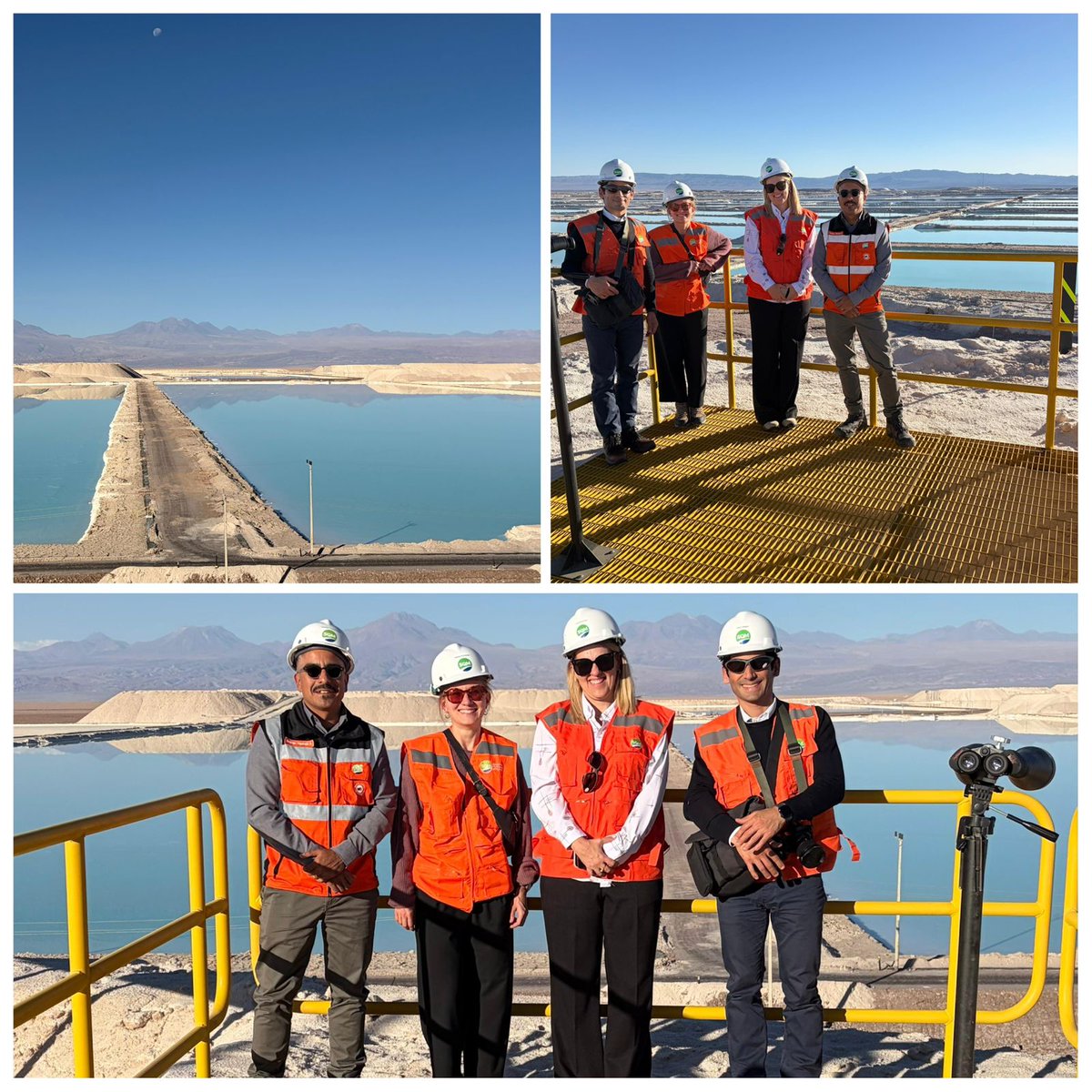 EmbCanChile's tweet photo. Fascinante visita a las operaciones de Novandino Litio, uno de los principales centros mundiales de producción de este mineral crítico para una economía electrificada y sostenible.  Se abren claras oportunidades de colaboración con empresas canadienses líderes en el sector. https://t.co/6simtRKSDo