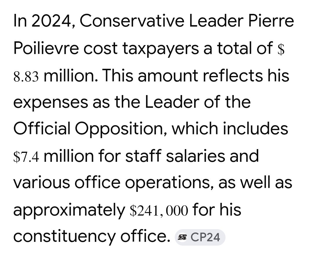 harryt59_harry's tweet photo. @PierrePoilievre 
Paying for the opposition leader to live in a mansion is the dumbest thing the Canadian government does. The only country in the G7. It needs to stop. 
Pierre Poilievre cost taxpayers $10,000,000 a year just to to insult us. https://t.co/Drlxt6pHdb