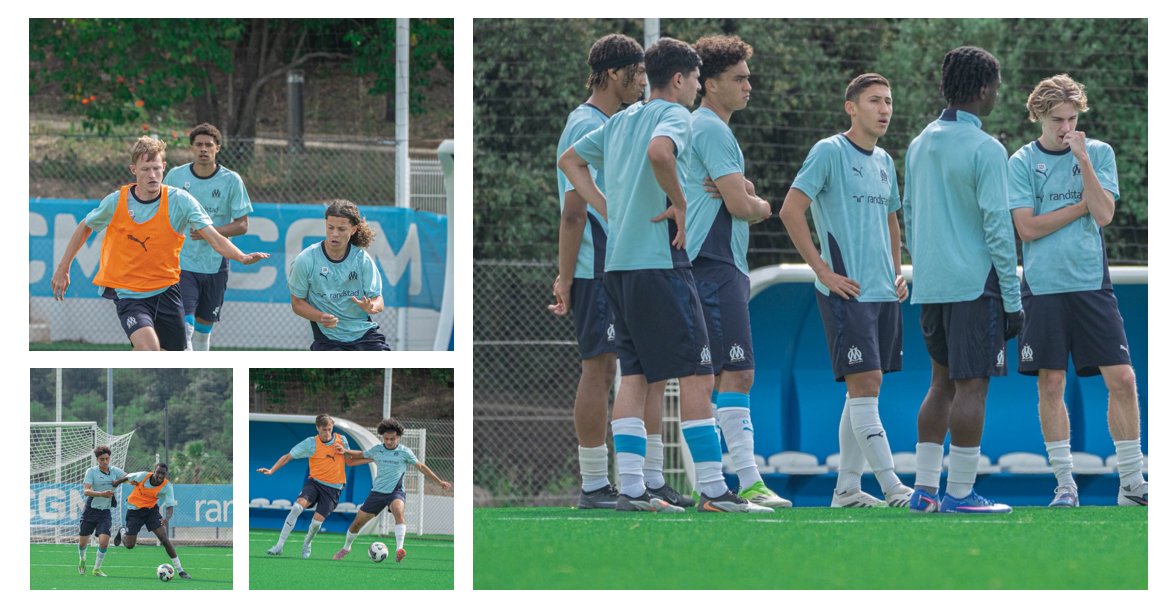 OMCdF's tweet photo. 🏆 Phase finale #U17nat : Après s'être imposés face aux #FCNU17 en 1/4 finale (1 à 3, buts de Baha ⚽️⚽️et André ⚽️), nos #OMU17 ont rendez-vous avec les #PSGU17 en 1/2 finale 🤞

📆 Rendez-vous dimanche 31 mai à 12h
📍Stage Roger Scotti

Photos via https://t.co/yaMSqrauQC https://t.co/aMJr8dVh0R