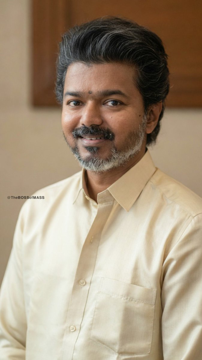 thalapathyVFC's tweet photo. New pic of TN CM Joseph Vijay in traditional attire 

#CMJosephVijay‌ #CMVijay‌ https://t.co/1NHADob23X